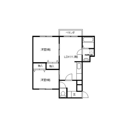 コーポ吉山の物件間取画像